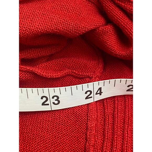 Catherines Red Ribbed Open Cardigan Women's Size 1X (18-20) NWT - Picture 6 of 8